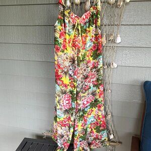 Flowy lined floral pants (Sundance)